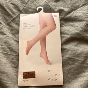 A New Day Sheer Hosiery Light Shine - Tan